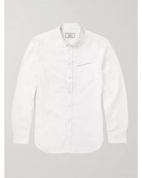 Officine Generale - Cotton Oxford Shirt - Lyst