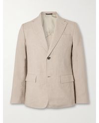 Club Monaco - Linen-blend Suit Jacket - Lyst