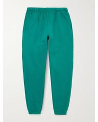 Les Tien - Tapered Garment-Dyed Cotton-Jersey Sweatpants - Lyst