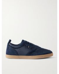 Christian Louboutin - Tutti Rui Sneakers aus Veloursleder und Shell - Lyst
