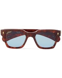 Jacques Marie Mage - Sterett D-frame Tortoiseshell Acetate Sunglasses - Lyst