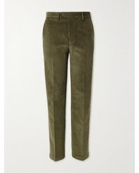 James Purdey & Sons - Straight-Leg Cotton-Corduroy Trousers - Lyst