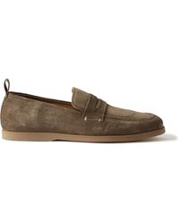 MR P. - Leo Suede Penny Loafers - Lyst