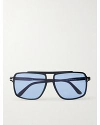 Tom Ford - Kemp Aviator-Style Acetate Sunglasses - Lyst