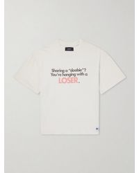 NAHMIAS - Psa Printed Cotton-Jersey T-Shirt - Lyst