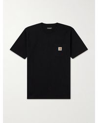 Carhartt - T-Shirt aus Baumwoll-Jersey mit Logoapplikation - Lyst