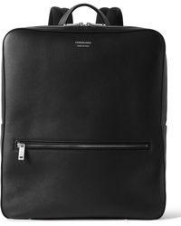 Ferragamo - Webbing-trimmed Leather Backpack - Lyst