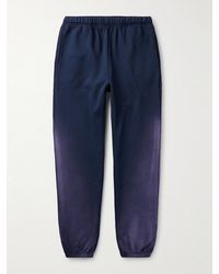 Les Tien - Straight-Leg Garment-Dyed Cotton-Jersey Sweatpants - Lyst