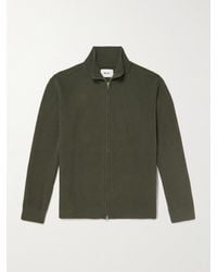 NN07 - Danny 6429 Ribbed Bouclé Zip-Up Cardigan - Lyst