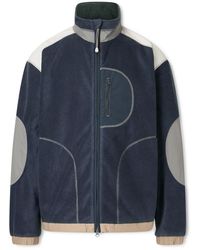 Folk - Curve Shell-trimmed Fleece Jacket - Lyst