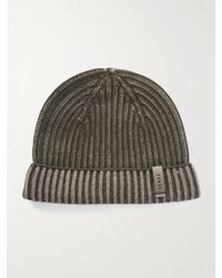 Sease - Dinghy Reversible Ribbed Cashmere Beanie - Lyst
