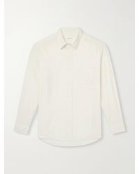 Kaptain Sunshine - Cotton And Silk-Blend Twill Shirt - Lyst
