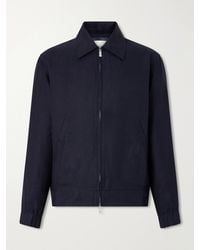 Frescobol Carioca - Tomas Cotton And Linen-blend Blouson Jacket - Lyst