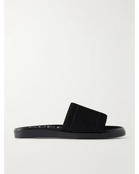 Gucci - Logo-Jacquard Woven Slides - Lyst