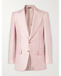 Tom Ford - Atticus Wool And Silk-Blend Suit Jacket - Lyst