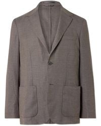 Sunspel - Textured Wool-Blend Suit Jacket - Lyst
