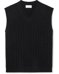 MR P. - Cable-Knit Wool Sweater Vest - Lyst