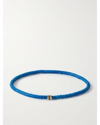 Luis Morais - 14-karat Gold Sapphire Beaded Bracelet - Lyst