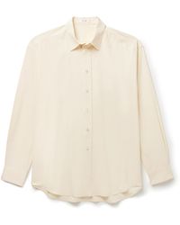 The Row - Miller Silk Shirt - Lyst