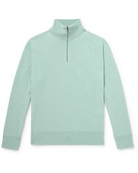 Massimo Alba - Liam Cashmere Half-Zip Sweater - Lyst