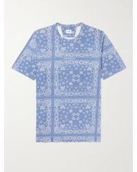 C.P. Company - Bandana-print Cotton-jersey T-shirt - Lyst
