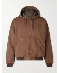 Kaptain Sunshine - Cotton And Hemp-Blend Canvas Hooded Jacket - Lyst