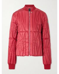 Rick Owens - Moncler Logo-appliquéd Quilted Shell Down Jacket - Lyst