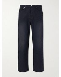 Visvim - Fluxus 01 Straight-Leg Garment-Dyed Distressed Cotton-Corduroy Trousers - Lyst