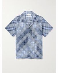 Noma T.D - Checked Cotton-Flannel Shirt - Lyst