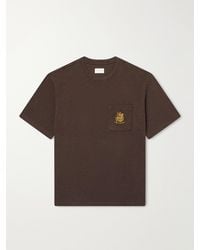 Aimé Leon Dore - St. George Logo-Embroidered Cotton-Jersey T-Shirt - Lyst