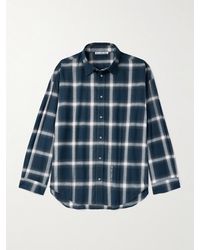 Acne Studios - Setar Checked Organic Cotton-flannel Shirt - Lyst