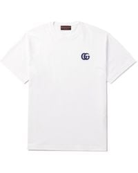 Gucci - Cotton Jersey T-Shirt - Lyst