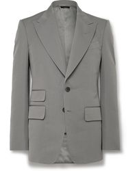 Tom Ford - Shelton Slim-fit Cotton And Silk-blend Poplin Suit Jacket - Lyst