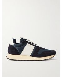 Paul Smith - Eighties Suede And Leather Sneakers - Lyst