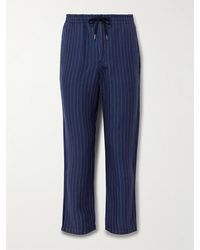 Polo Ralph Lauren - Prepster schmal geschnittene Hose aus einer Mischung aus Leinen - Lyst