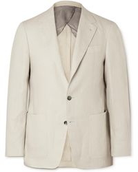 Canali - Linen Suit Jacket - Lyst