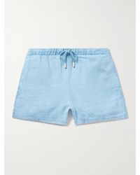 Vilebrequin - Shorts slim-fit in lino con coulisse Barry - Lyst