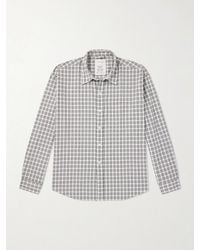 mfpen - Executive Checked Cotton-Blend Poplin Shirt - Lyst