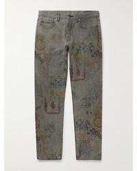 John Elliott - The Daze Straight-Leg Printed Jeans - Lyst