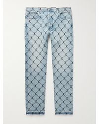 GALLERY DEPT. - Cage 5001 Slim-Fit Frayed Printed Jeans - Lyst