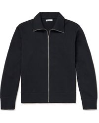 Lady White Co. Textured Full Zip Sweat in Black for Men | Lyst