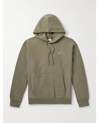 Nike - Solo Swoosh Hoodie aus Jersey aus einer Baumwollmischung mit Logostickerei - Lyst