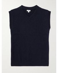 Sunspel - Wool Sweater Vest - Lyst