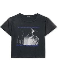 Enfants Riches Deprimes - Dans Le Pendaison Cropped Printed Cotton-Jersey T-Shirt - Lyst