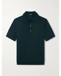 Tom Ford - Cashmere And Silk-Blend Polo Shirt - Lyst
