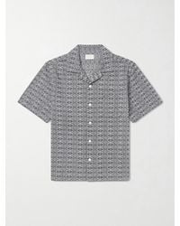 Aimé Leon Dore - Novelty Camp-Collar Cotton-Jacquard Shirt - Lyst