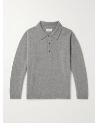 SSAM - Brushed Cashmere Polo Shirt - Lyst