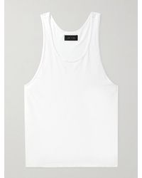 Les Tien - Lightweight Combed Cotton-jersey Tank Top - Lyst