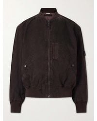A.PRESSE - B-15C Cotton And Silk-Blend Bomber Jacket - Lyst