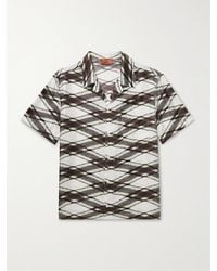 Missoni - Hemd aus bedrucktem Seiden-Twill mit Reverskragen - Lyst